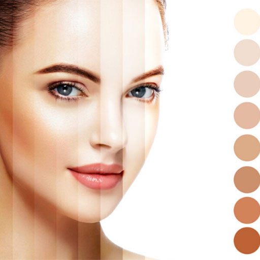 تشخیص رنگ و توناژ پوست